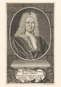 Portret van Johann Jacob Jantke