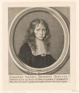Portret van Johann Jacob Thurm