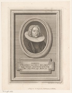 Portret van Johann Jacob Ulrich