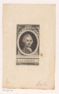 Portret van Johann Jakob Ebert