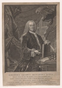 Portret van Johann Jakob Mascov