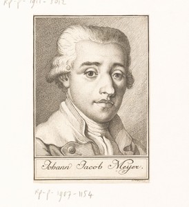 Portret van Johann Jakob Meyer