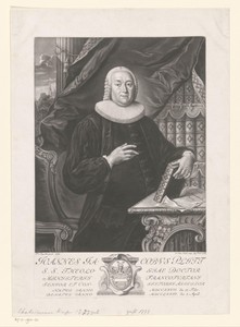 Portret van Johann Jakob Plitt