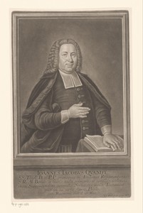 Portret van Johann Jakob Quandt