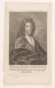 Portret van Johann Jakob Scheuchzer