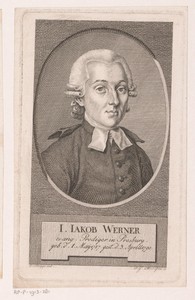 Portret van Johann Jakob Werner