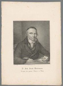 Portret van Johann Joachim Bellermann