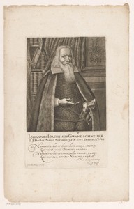 Portret van Johann Joachim I Gwandschneider
