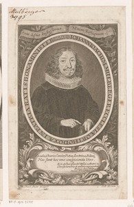Portret van Johann Joachim Mühlberger