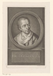 Portret van Johann Joachim Winckelmann