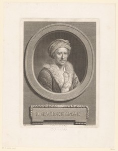 Portret van Johann Joachim Winckelmann