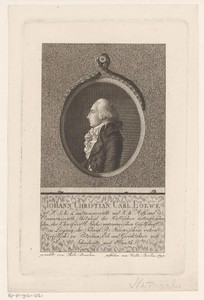 Portret van Johann Karl Christian Löwe