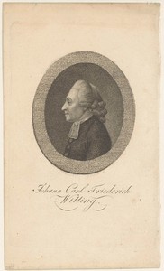 Portret van Johann Karl Friedrich Witting