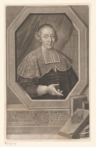 Portret van Johann Kaspar Barthel