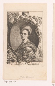 Portret van Johann Kaspar Heilmann