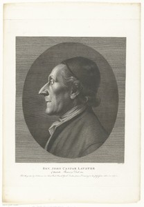 Portret van Johann Kaspar Lavater