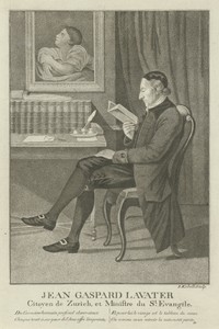 Portret van Johann Kaspar Lavater