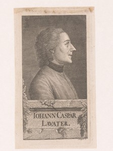 Portret van Johann Kaspar Lavater