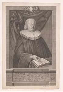 Portret van Johann Konrad Spoerl