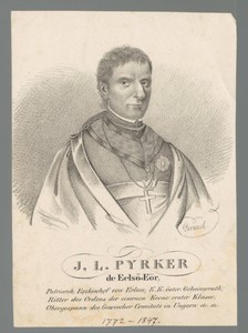 Portret van Johann Ladislaus Pyrker