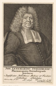 Portret van Johann Leonard Stöberlein