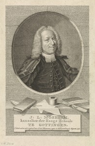 Portret van Johann Lorenz von Mosheim
