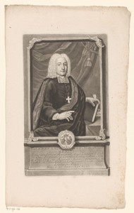 Portret van Johann Lorenz von Mosheim