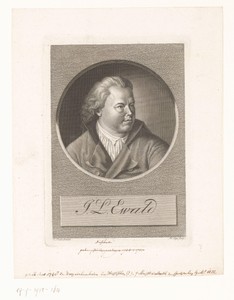 Portret van Johann Ludwig Ewald