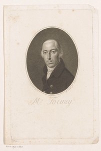 Portret van Johann Ludwig Formey