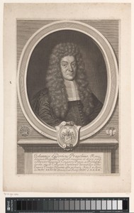 Portret van Johann Ludwig Prasch