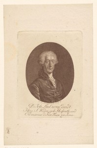 Portret van Johann Ludwig von Eckardt