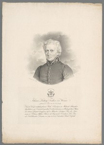 Portret van Johann Ludwig von Werner
