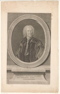 Portret van Johann Matthias Gesner