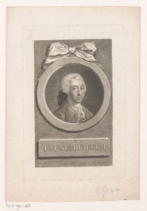 Portret van Johann Matthias Schröckh