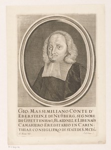 Portret van Johann Maximilian, Graf von Welz auf Eberstein