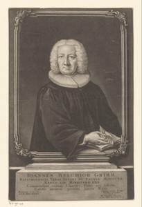 Portret van Johann Melchior Grimm