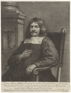 Portret van Johann Michael Dilherr