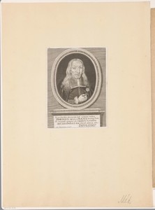 Portret van Johann Michael Fehr
