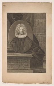 Portret van Johann Michael Heineccius