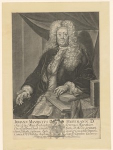 Portret van Johann Moritz Hoffmann
