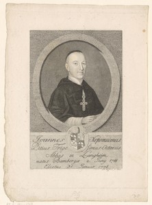 Portret van Johann Nepomucenus Pitius