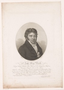 Portret van Johann Nepomuk Rust