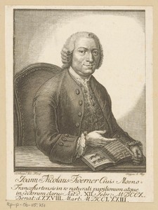 Portret van Johann Nicolaus Körner