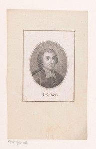 Portret van Johann Nikolaus Götz