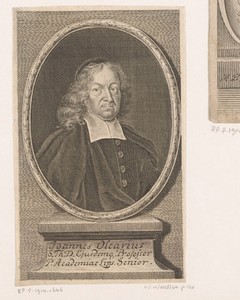 Portret van Johann Olearius