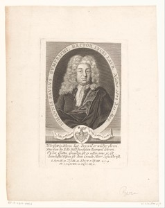 Portret van Johann Paul Gumprecht