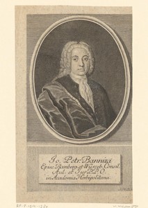Portret van Johann Peter Banniza von Bazan