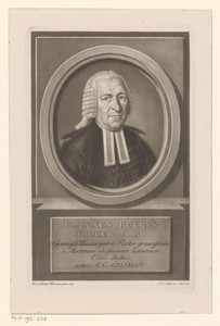 Portret van Johann Peter Miller