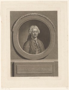 Portret van Johann Peter Uz