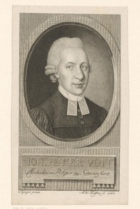Portret van Johann Peter Voit